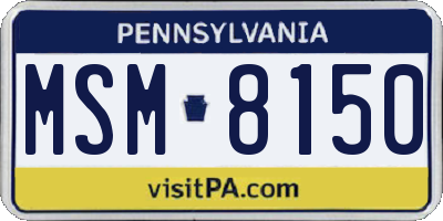 PA license plate MSM8150