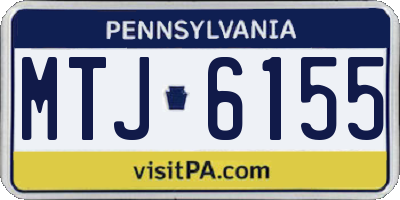 PA license plate MTJ6155