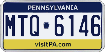 PA license plate MTQ6146