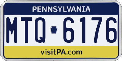PA license plate MTQ6176