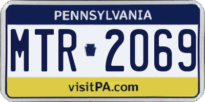 PA license plate MTR2069