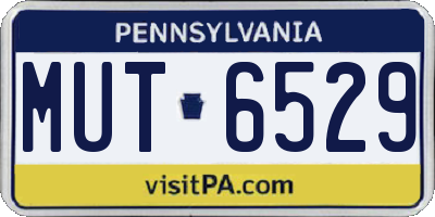 PA license plate MUT6529
