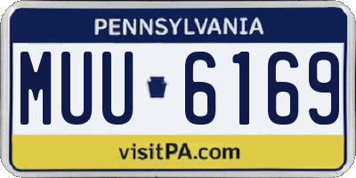 PA license plate MUU6169