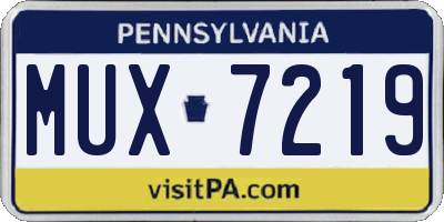 PA license plate MUX7219