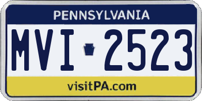 PA license plate MVI2523