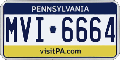 PA license plate MVI6664