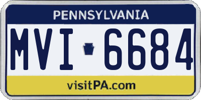PA license plate MVI6684