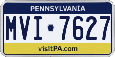 PA license plate MVI7627