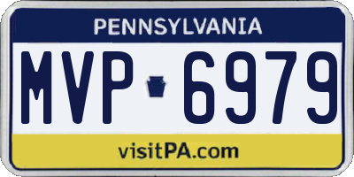 PA license plate MVP6979