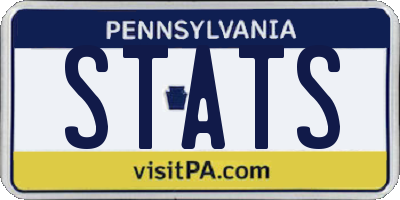 PA license plate STATS