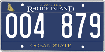 RI license plate 004879
