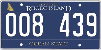 RI license plate 008439