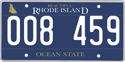 RI license plate 008459