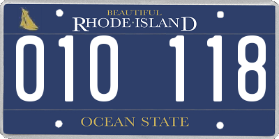 RI license plate 010118