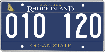 RI license plate 010120