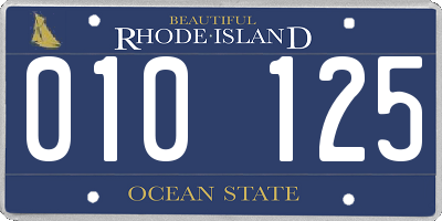 RI license plate 010125