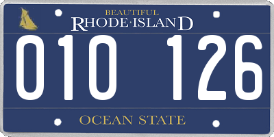 RI license plate 010126
