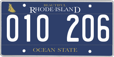 RI license plate 010206