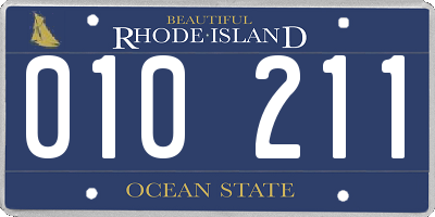 RI license plate 010211