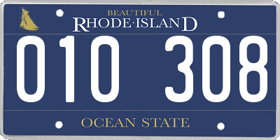 RI license plate 010308