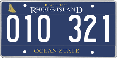 RI license plate 010321