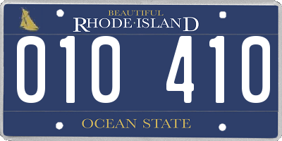 RI license plate 010410