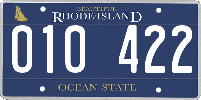 RI license plate 010422