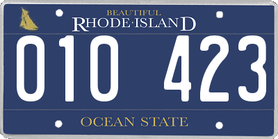 RI license plate 010423