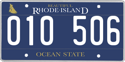 RI license plate 010506