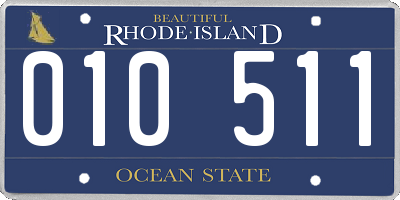 RI license plate 010511