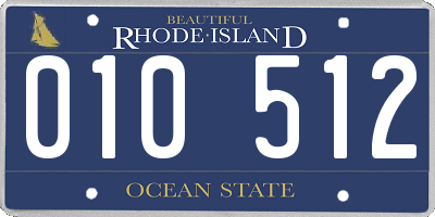 RI license plate 010512