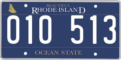 RI license plate 010513