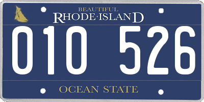 RI license plate 010526