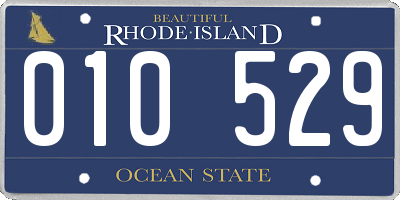 RI license plate 010529