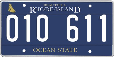 RI license plate 010611