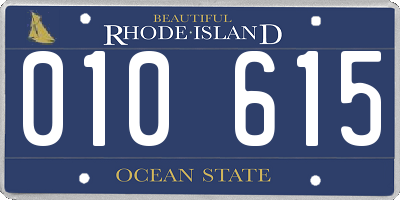 RI license plate 010615