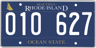 RI license plate 010627