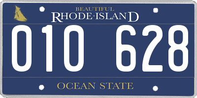 RI license plate 010628