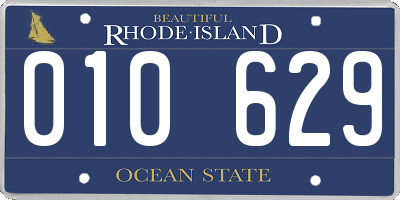 RI license plate 010629