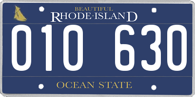 RI license plate 010630