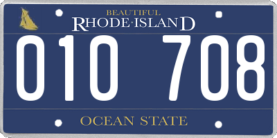 RI license plate 010708