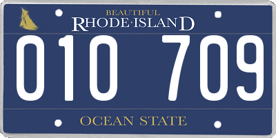 RI license plate 010709