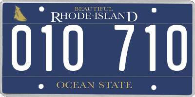 RI license plate 010710