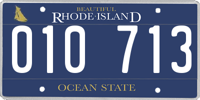 RI license plate 010713