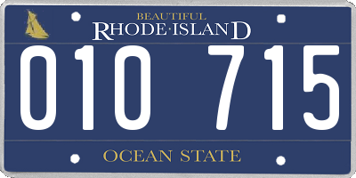 RI license plate 010715