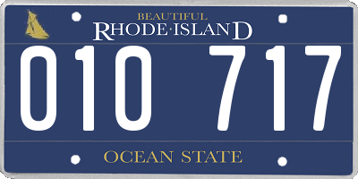 RI license plate 010717