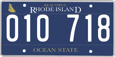 RI license plate 010718