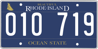 RI license plate 010719