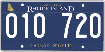 RI license plate 010720