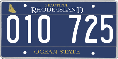 RI license plate 010725